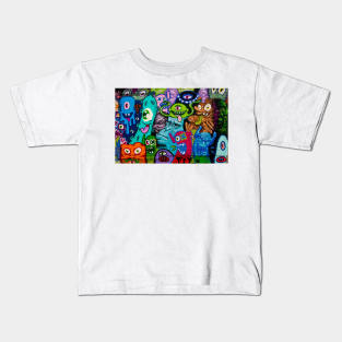 Cool monsters Kids T-Shirt